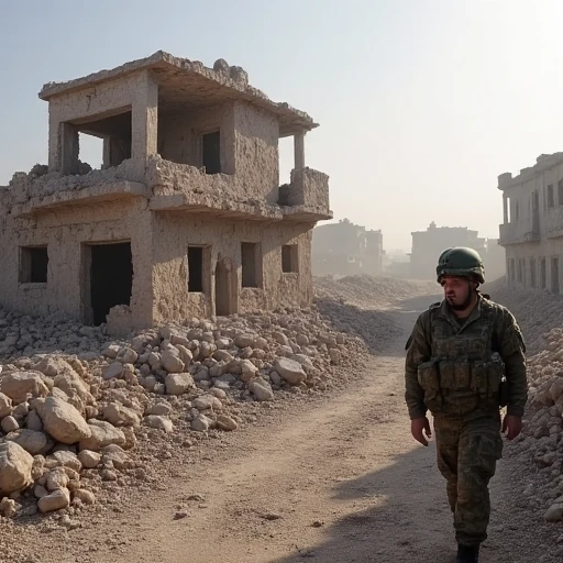 von der israelischen Armee zerstörtes Gebäude in Gaza